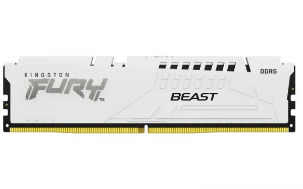 Memorie RAM Kingston FURY Beast White 16GB DDR5 6000MHz CL36 - imagine 4
