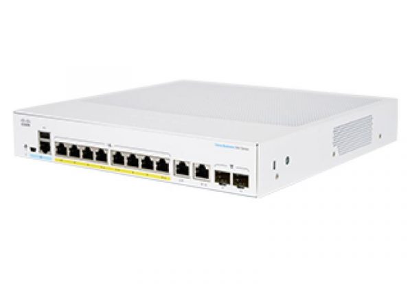Switch  CISCO CBS350-8FP-E-2G, 8 PORTURI 10/100/1000, 2 x SFP, - imagine 4
