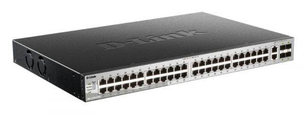 Switch D-Link DGS-3130-54TS/E, 54-Port Gigabit SFP L3 Stackable Managed Switch, - imagine 5