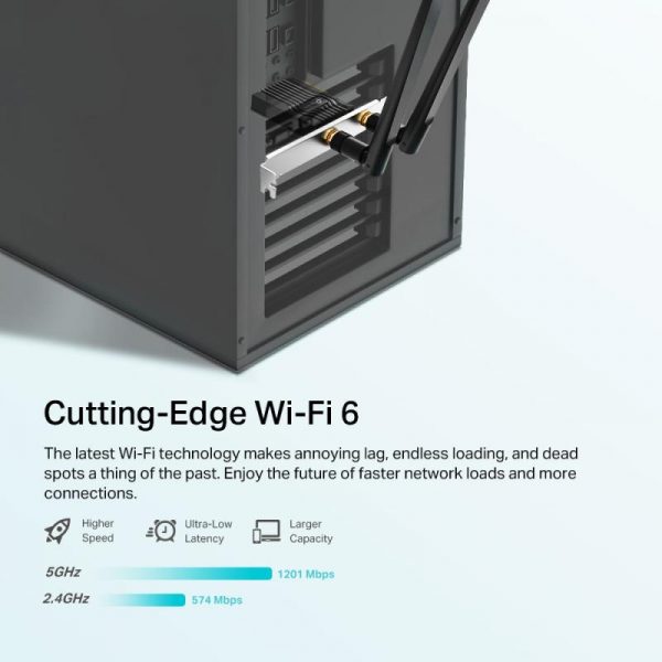 Adaptor wireless TP-Link, ARCHER TX20E, AX1800, 2 x antene externe - imagine 8