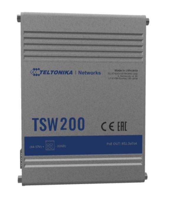 TELTONIKA INDUSTRIAL 8Port Unmanaged POE TSW200, Interfata: 8 x ETH - imagine 6