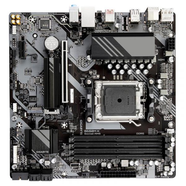 Placa de baza Gigabyte B650M K AM5 - imagine 10