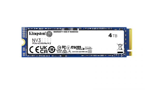 SSD Kingston, SNV3S, M2-2280, 4TB, PCI E - imagine 4