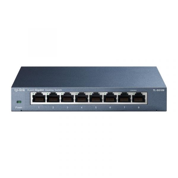 Switch TP-Link TL-SG108, 8 port, 10/100/1000 Mbps - imagine 4
