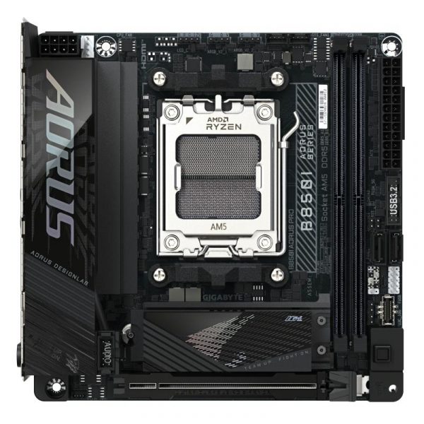 Placa de Baza GIGABYTE B850I AORUS PRO AM5, 2x DDR5, - imagine 4
