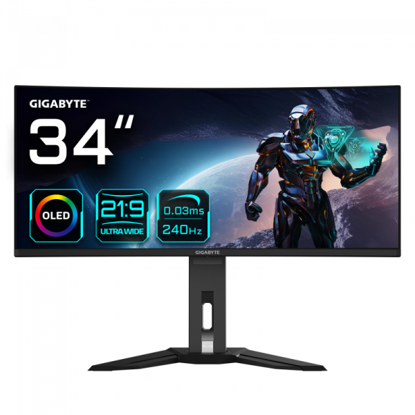 Monitor Gaming Gigabyte MO34WQC2; Panel Size (diagonala): 34", Display Viewing