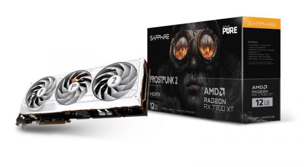 Placa Video SAPPHIRE PURE AMD RADEON RX7700 FROSTPUNK 2 EDITION - imagine 16