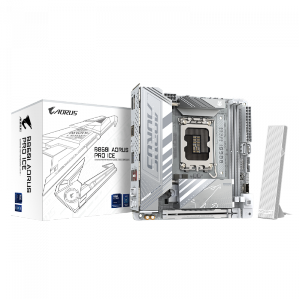 Placa de Baza GIGABYTE B860I AORUS PRO ICE LGA1851, 2x