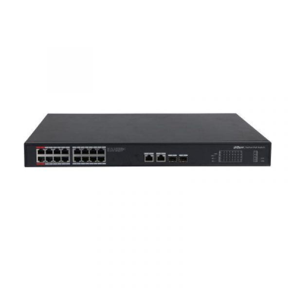 DAHUA Switch 20 porturi, 16 portuti POE, Unmanaged, Layer 2, - imagine 6