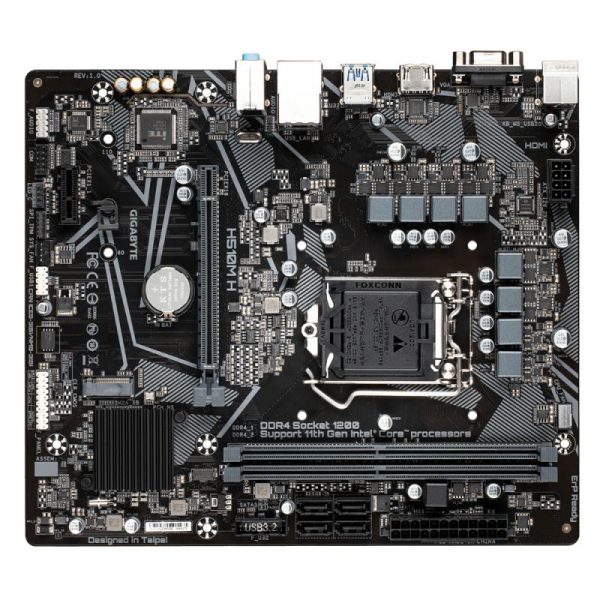 Placa de baza Gigabyte H510M H, LGA 1200 - imagine 6