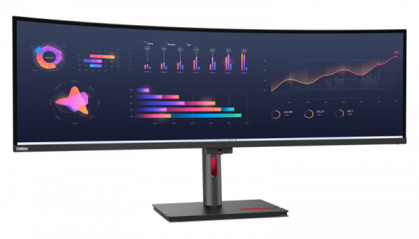 Monitor Lenovo ThinkVision P49w-30, 49'' IPS, DQHD (5120x1440), Anti- glare,