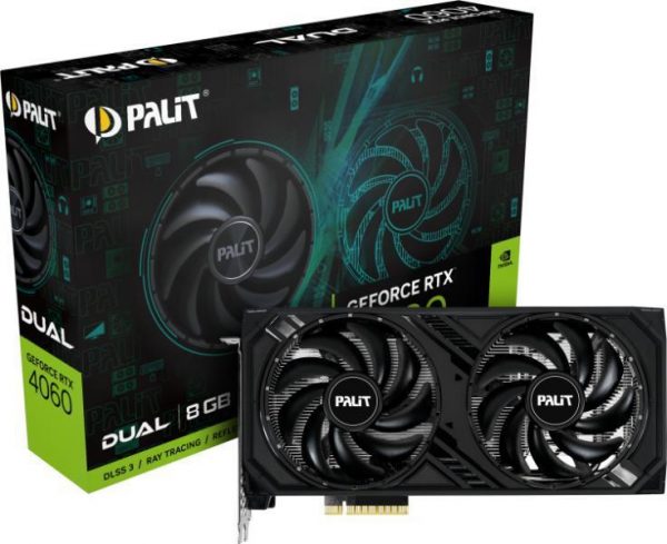 Placa video Palit Dual RTX 4060 8GB