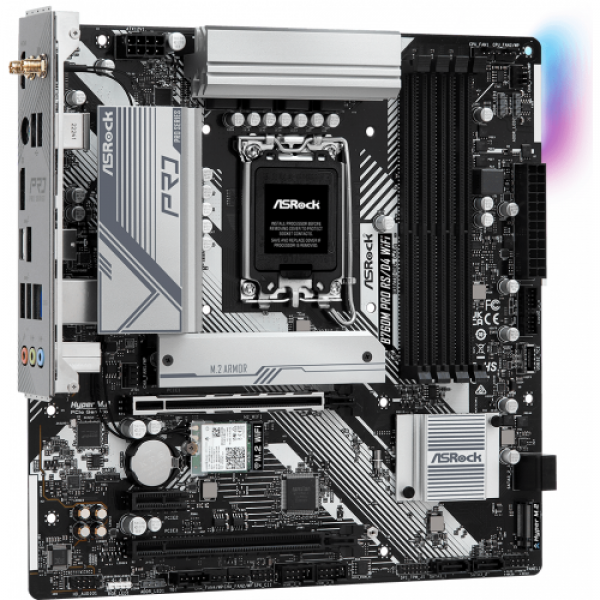 Placa de baza AsRock B760 PRO RS/D4 WIFI LGA1700 - imagine 4
