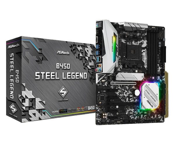 Placa de baza ASRock B450 Steel Legend, Socket AM4 - imagine 3