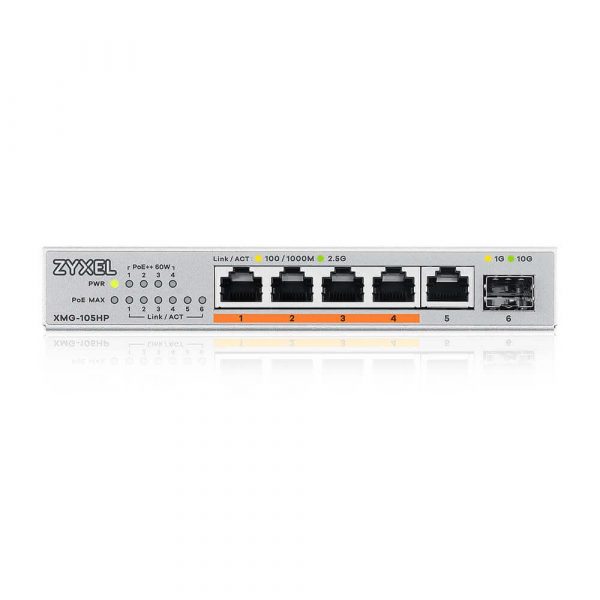SWITCH ZYXEL XMG105H 5PORT POE  1 SPF+ - imagine 5