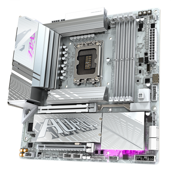 Placa de Baza GIGABYTE Z890M AORUS ELITE WIFI7 ICE LGA1851 - imagine 5