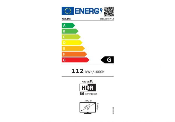 Smart TV Philips Ambilight 65OLED707/12 (Model 2022) 65"(164CM), OLED4K, Argintiu, - imagine 6