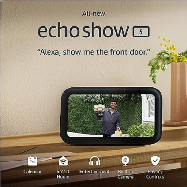 Amazon Echo Show 5 (3rd Gen, 2023 release) Charcoal - imagine 3