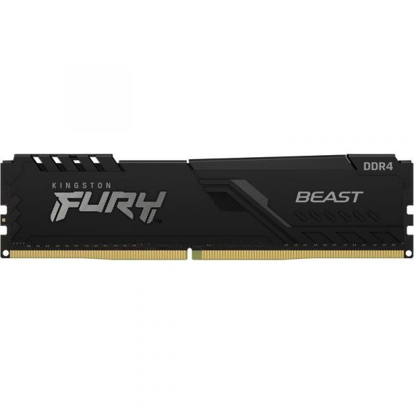 Memorie RAM Kingston Fury Beast, DIMM, DDR4, 4GB, CL16, 3200MHz