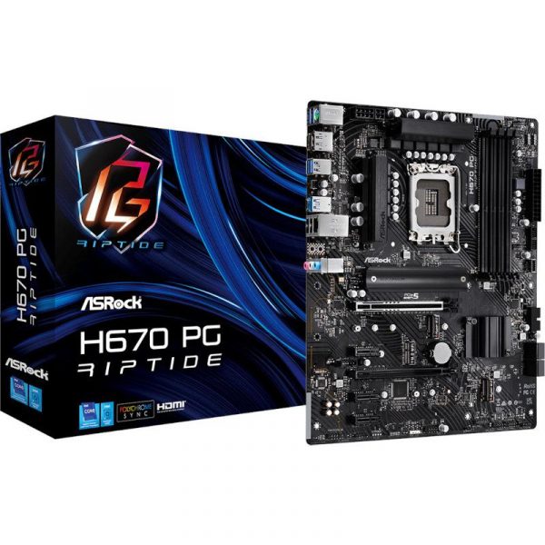 Placa de baza Asrock H670 PG RIPTIDE D4, LGA 1700 - imagine 4