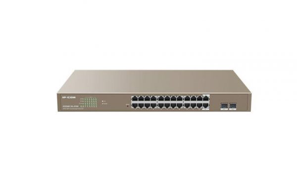 Ip-com switch G3326P-24-410W, 24-Port PoE, 24GE+2SFP Cloud Managed PoE Switch,
