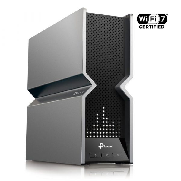 TP-LINK Router wireless TRi-Band Archer BE800, Otel inoxidabil, BE19000, Viteze - imagine 4