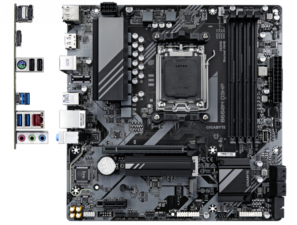 Placa de baza GIGABYTE B650M D3HP AMD B650 AM5 - imagine 3
