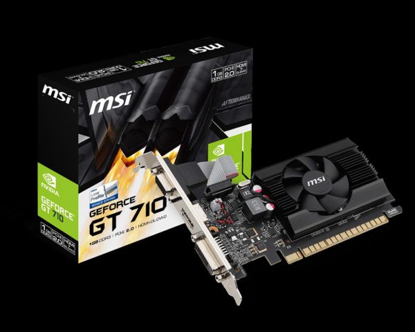 Placa video MSI GT 710 1GD3 LP, 1GB DDR3, 64