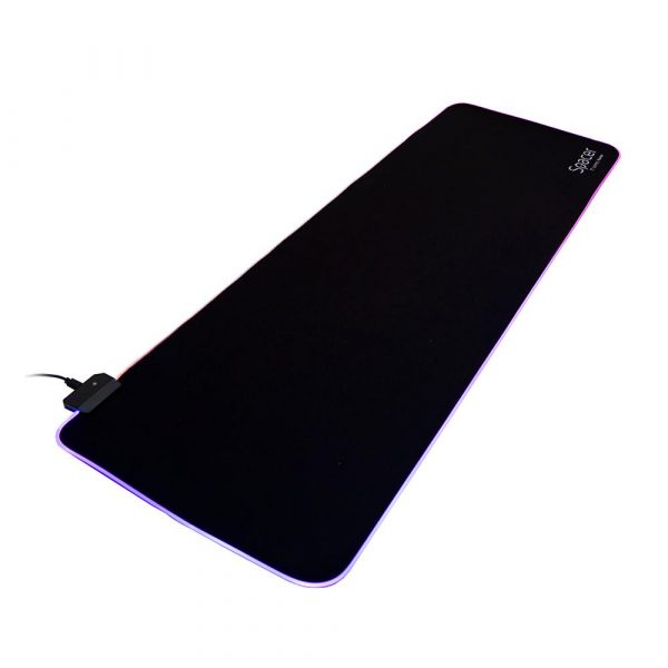Mousepad Spacer RGB gaming, cauciuc si material textil, 900 x - imagine 5