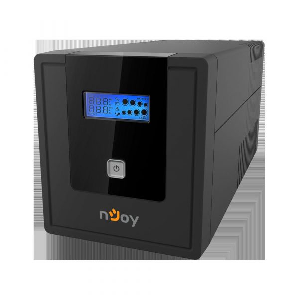 UPS nJoy Cadu 1000, 1000VA/600W, Afisaj LCD cu ecran tactil,