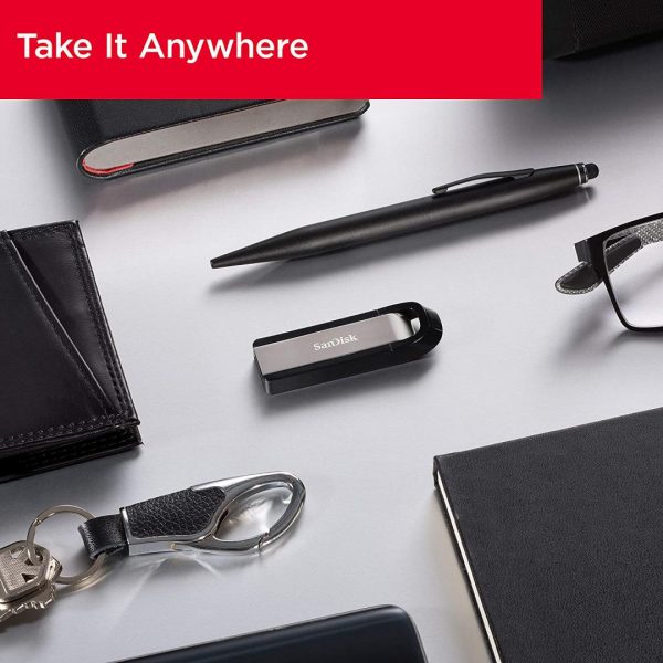 Memorie USB Flash Drive SanDisk Extreme GO, 64GB, USB 3.1, - imagine 3