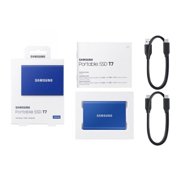 SSD Extern Samsung  1TB  USB 3.1  Blue - imagine 5