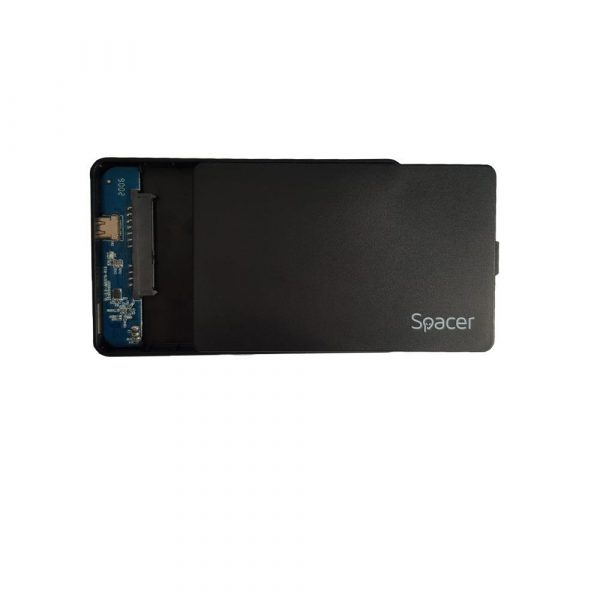 Rack extern HDD/SSD 2.5" Spacer USB-C 3.1 negru - imagine 4
