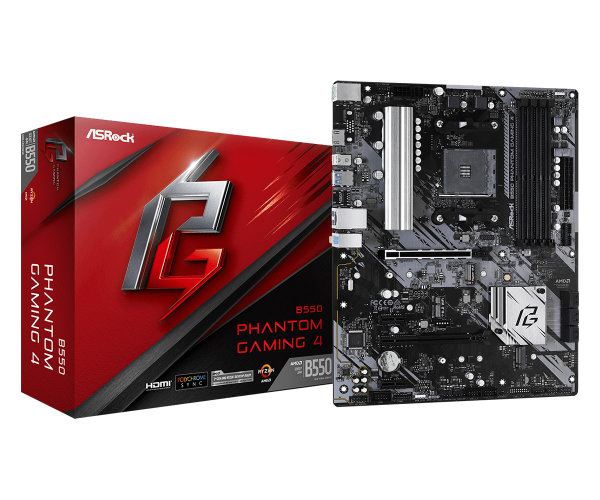 Placa de baza AsRock B550 Phantom Gaming 4 AM4