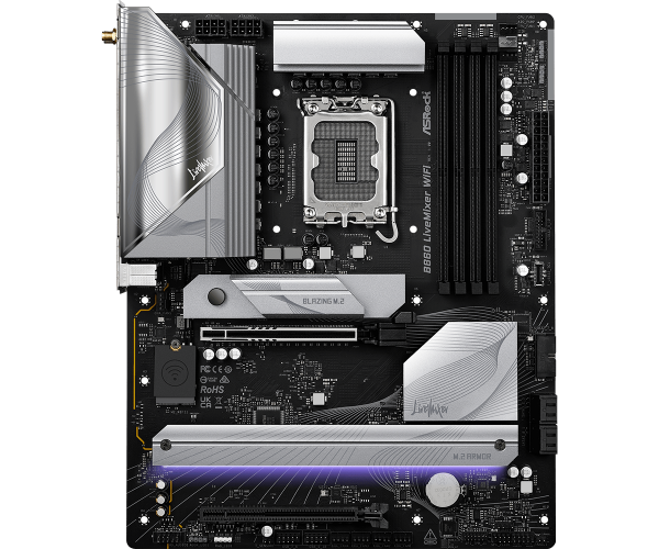Placa de Baza ASROCK B860 LIVEMIXER WIFI LGA1851 - imagine 4