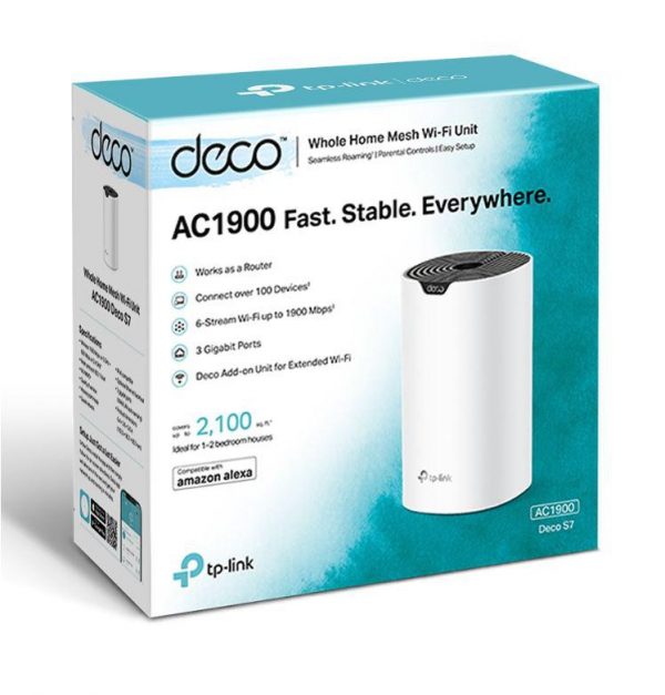 TP-Link Sistem Mesh Wi-Fi pentru întreaga casă AC1900, DECO S7(3- - imagine 5