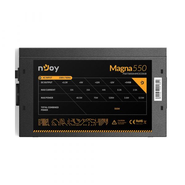 Sursa atx Njoy MAGNA 80+ Bronze, 550W - imagine 6