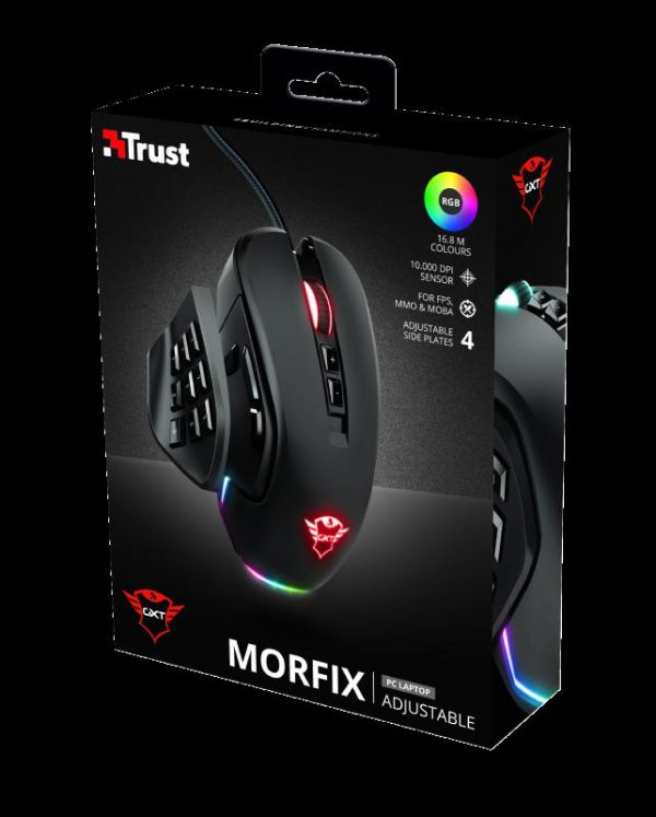 Mouse Trust GXT 970, Gaming Mouse, negru - imagine 17