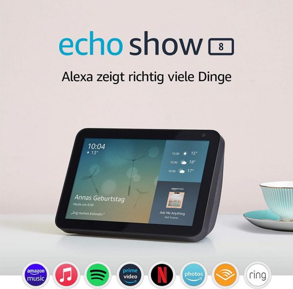 Boxa inteligenta Amazon Echo Show 8 (1nd Gen), 8" Touch