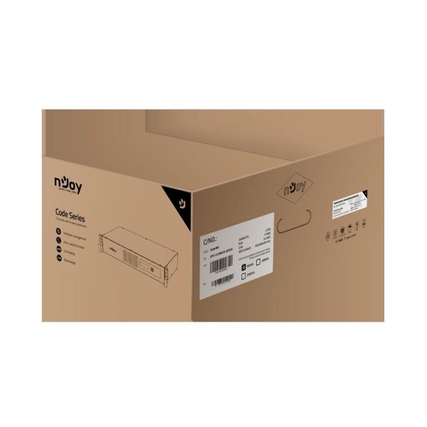UPS nJoy Code 800, 800VA/480W, Frecventa: 50/60 Hz, Conectori: Intrare - imagine 5