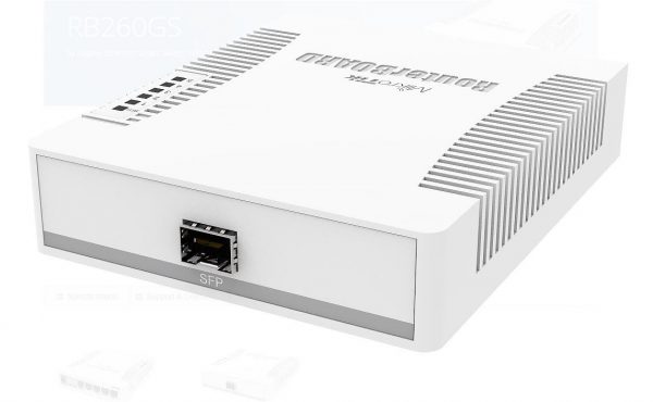 MIKROTIK SMALL SOHO SWITCH RB260GS CSS106-1G-1S, 5 X GIGABIT, Dimensiuni: - imagine 3