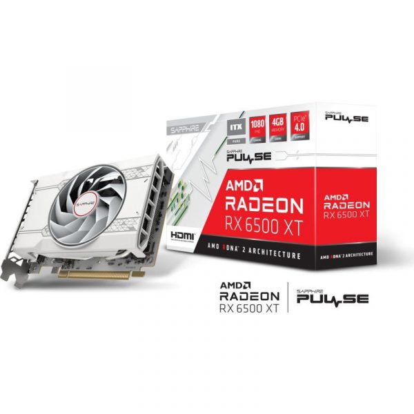 Placa Video AMD SAPPHIRE RADEON RX 6500 XT OC PULSE