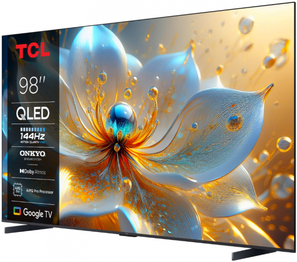 Televizor TCL QLED 98T8C, 248 cm, Smart Google TV, 4K - imagine 4