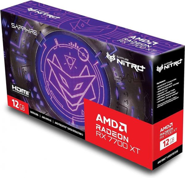 Placa video Sapphire Radeon RX 7700 XT NITRO+ 12GB GDDR6