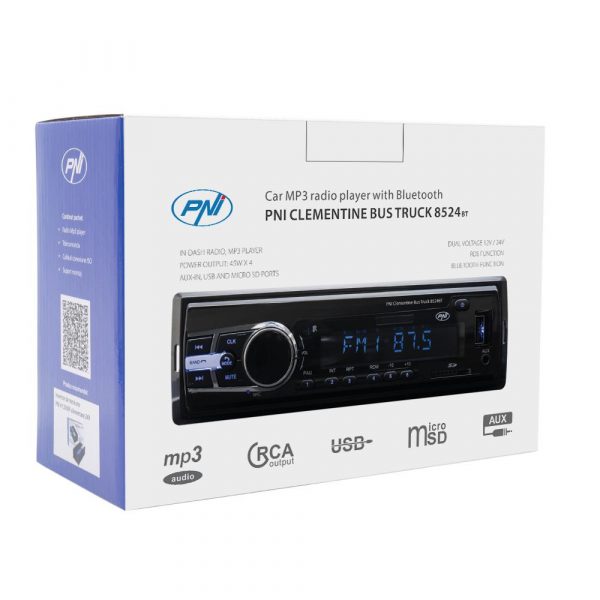 Radio MP3 player auto PNI Clementine Bus Truck 8524BT RDS - imagine 8