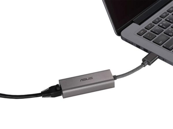 ASUS USB-C2500 Ethernet Adapter, Input USB 3.2 Gen1 Type-A, Output