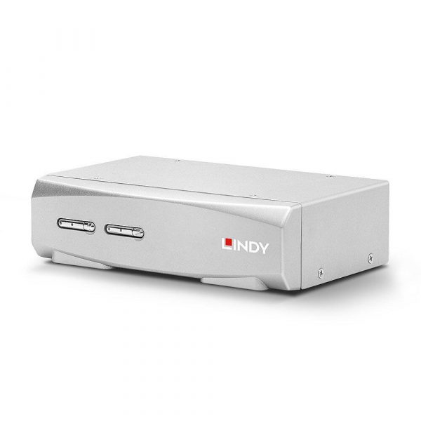 Lindy LY-39307 KVM Extender, 2 Port HDMI 4K60, USB 2.0