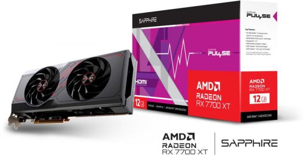 Placa video Sapphire Radeon RX 7700 XT Pulse 12GB GDDR6