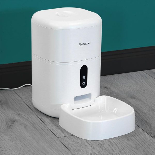 Tellur Dispenser de mancare Smart pentru animale de companie, capacitate - imagine 3