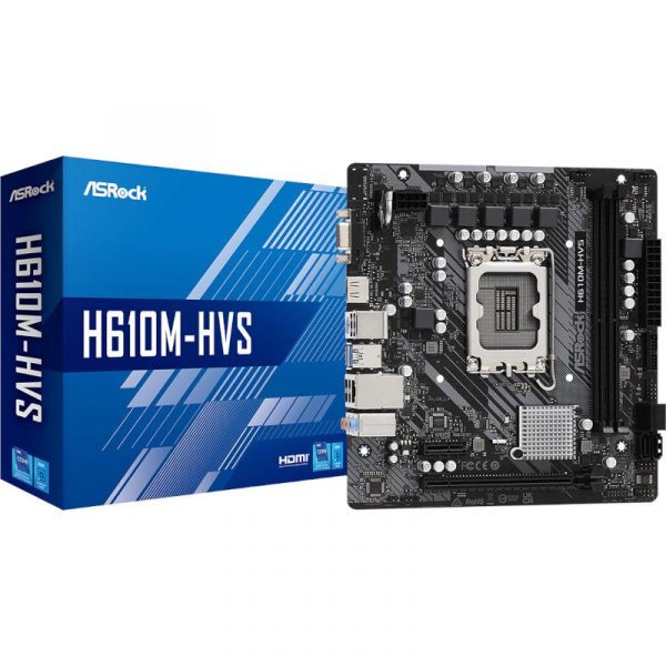 Placa de baza Asrock H610M-HVS D4, LGA 1700 - imagine 5